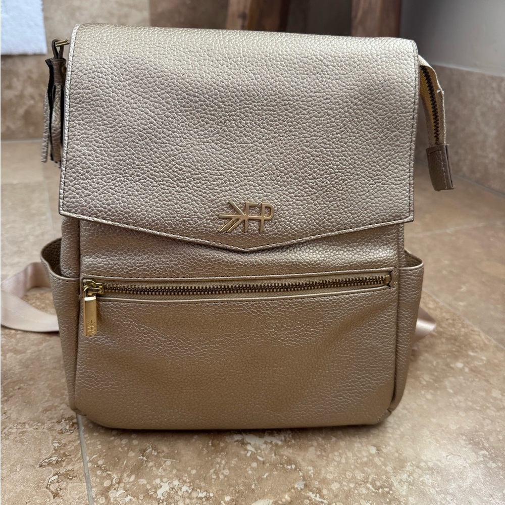 Freshly Picked Gold Textured Backpack